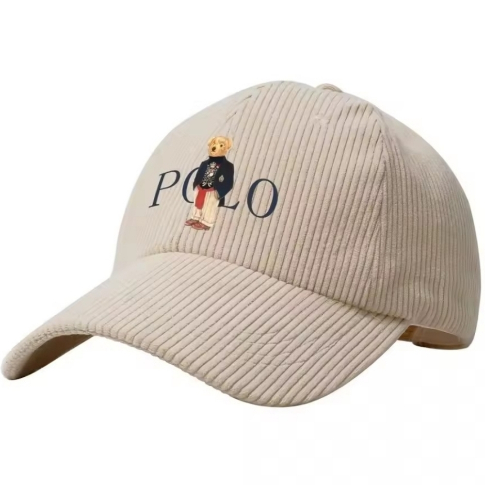 Polo Bear Corduroy Cap (unisex)